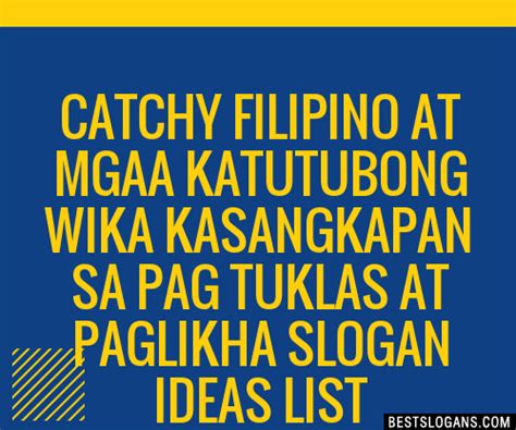 100+ Catchy Internet Tagalogogan Tagalog Slogans 2024 + Gene.